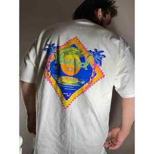 Hard Rock Cafe St Thomas Short Sleeve T Shirt Mens Size XL White